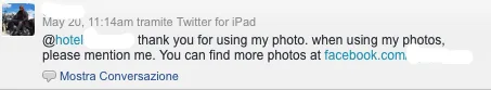 Tweet automatico di IFTTT per visual storytelling su Toscana