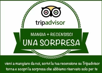 Promozione di recensione su Tripadvisor con sorpresa
